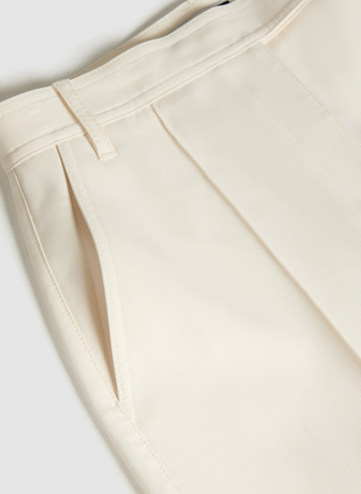 Women Wide-Leg Pintuck Pants Panna | Melanie Lyne