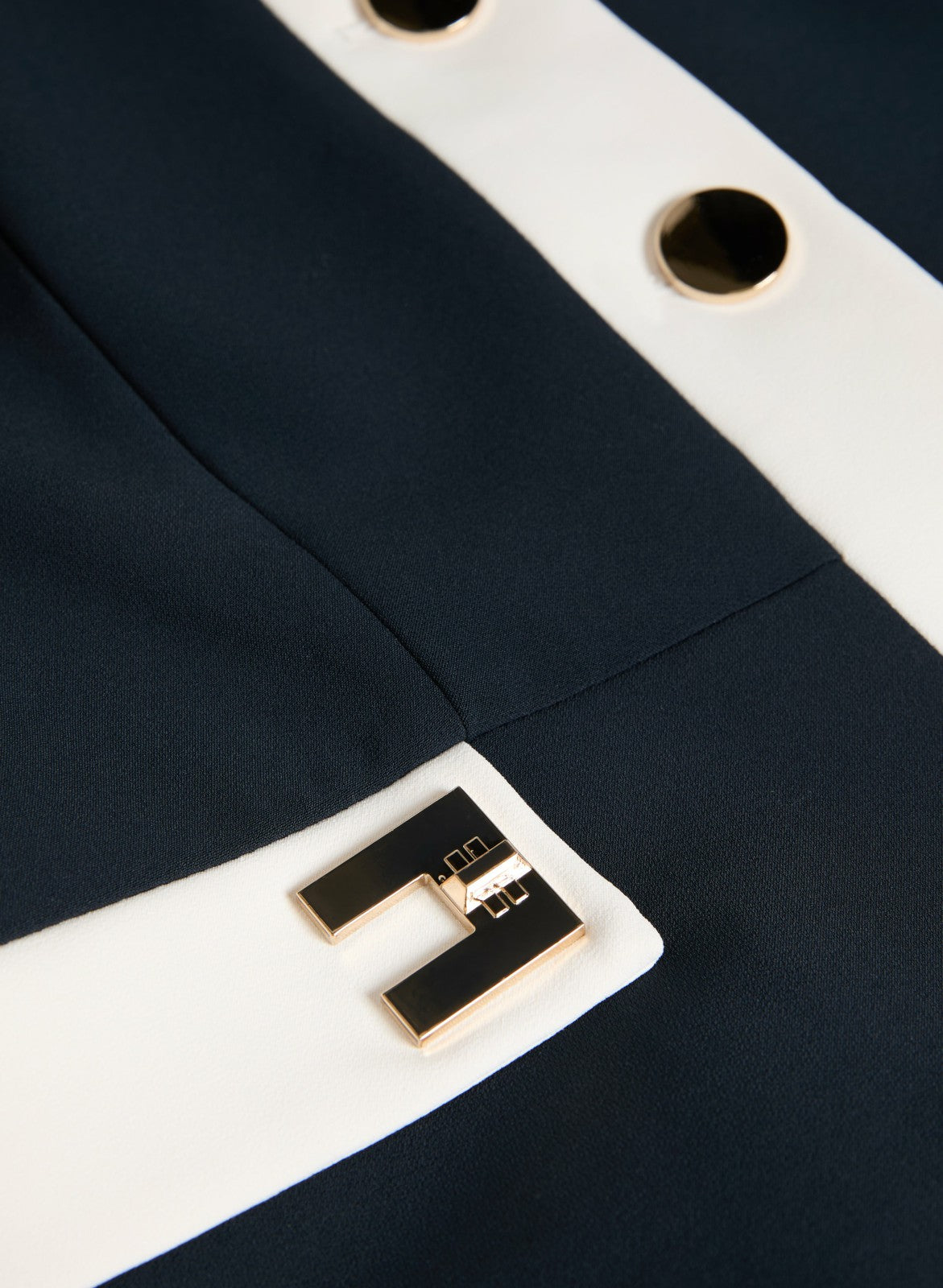 Women Contrast Trim Jacket Dark Navy | Melanie Lyne