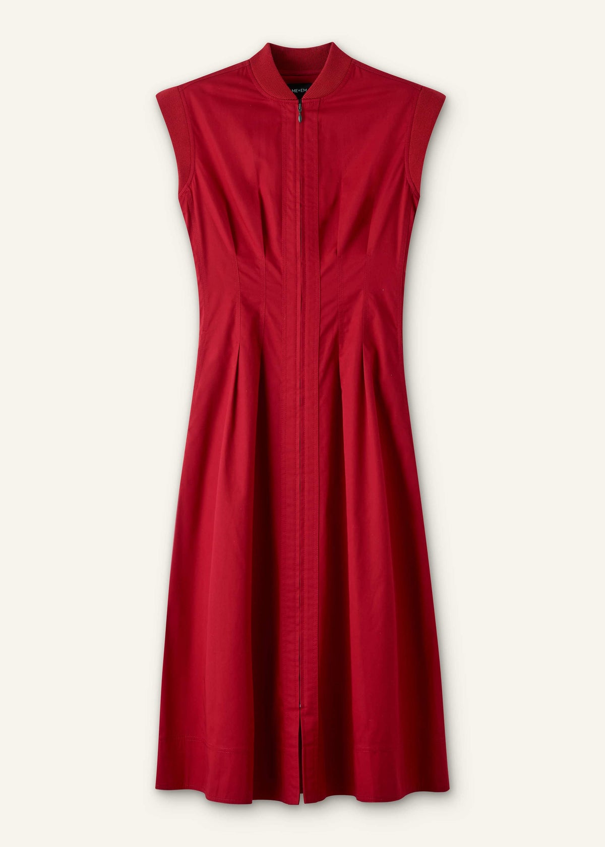 ME+EM Red Sporty Smart Midi Dress