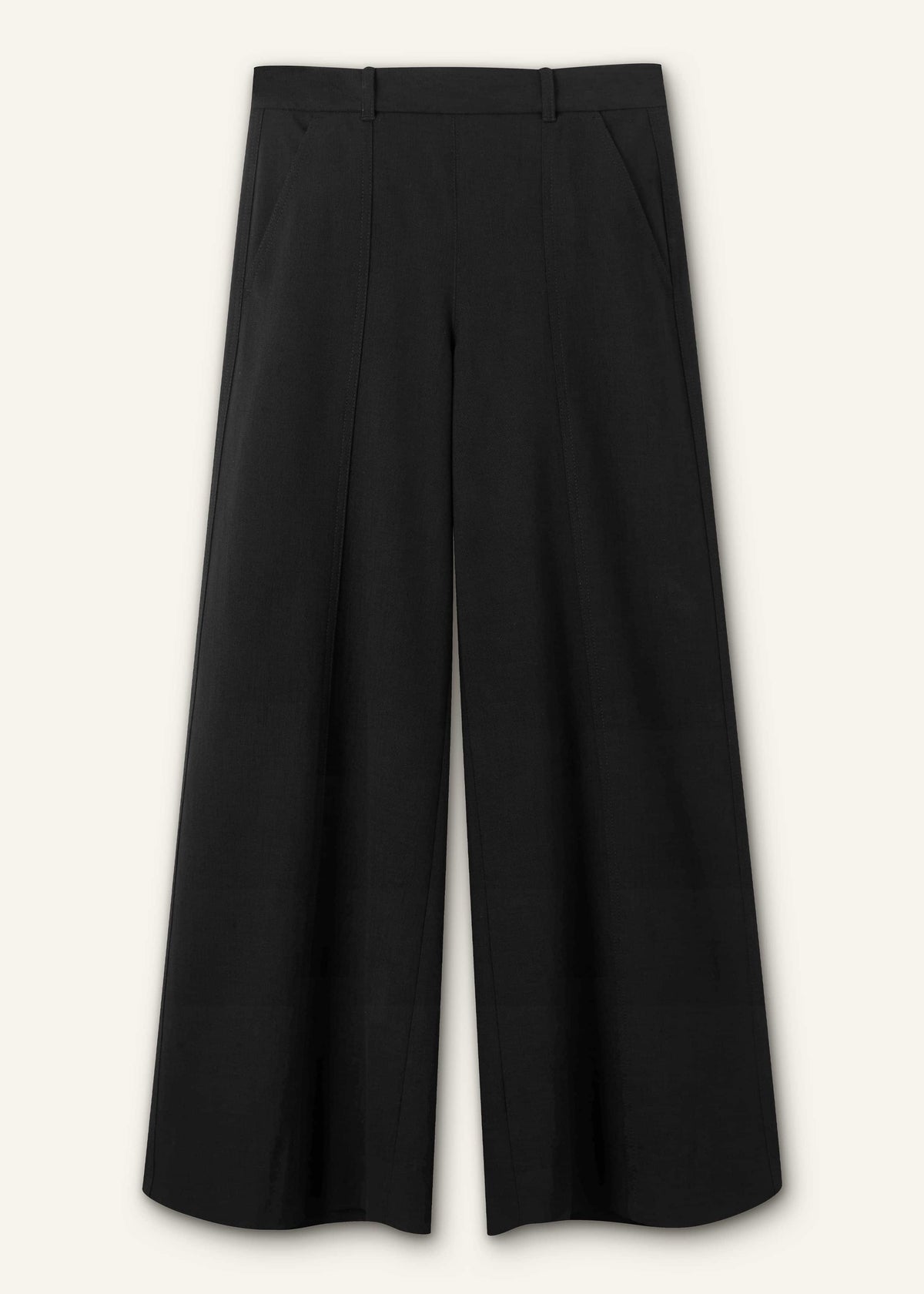 ME+EM Black Wide-Leg Pant