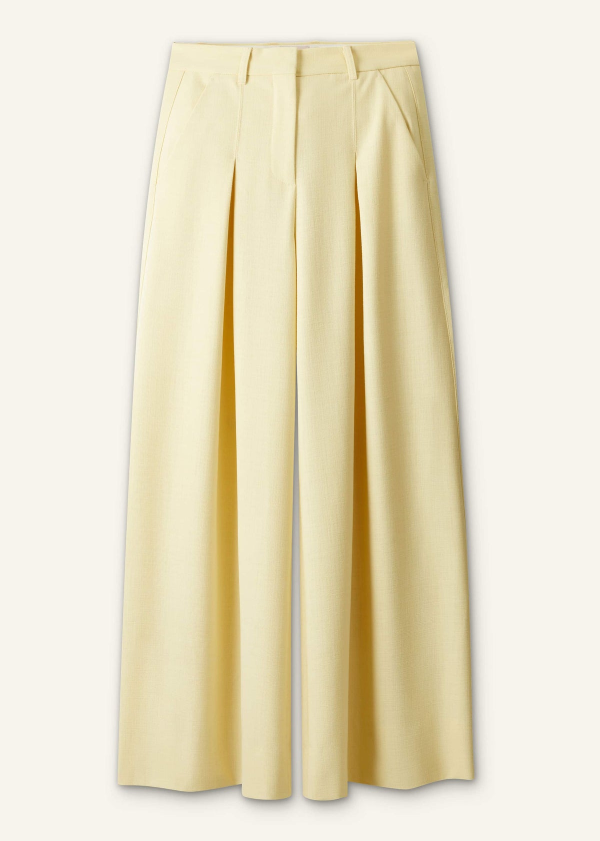 ME+EM Yellow Very Wide-Leg Pant