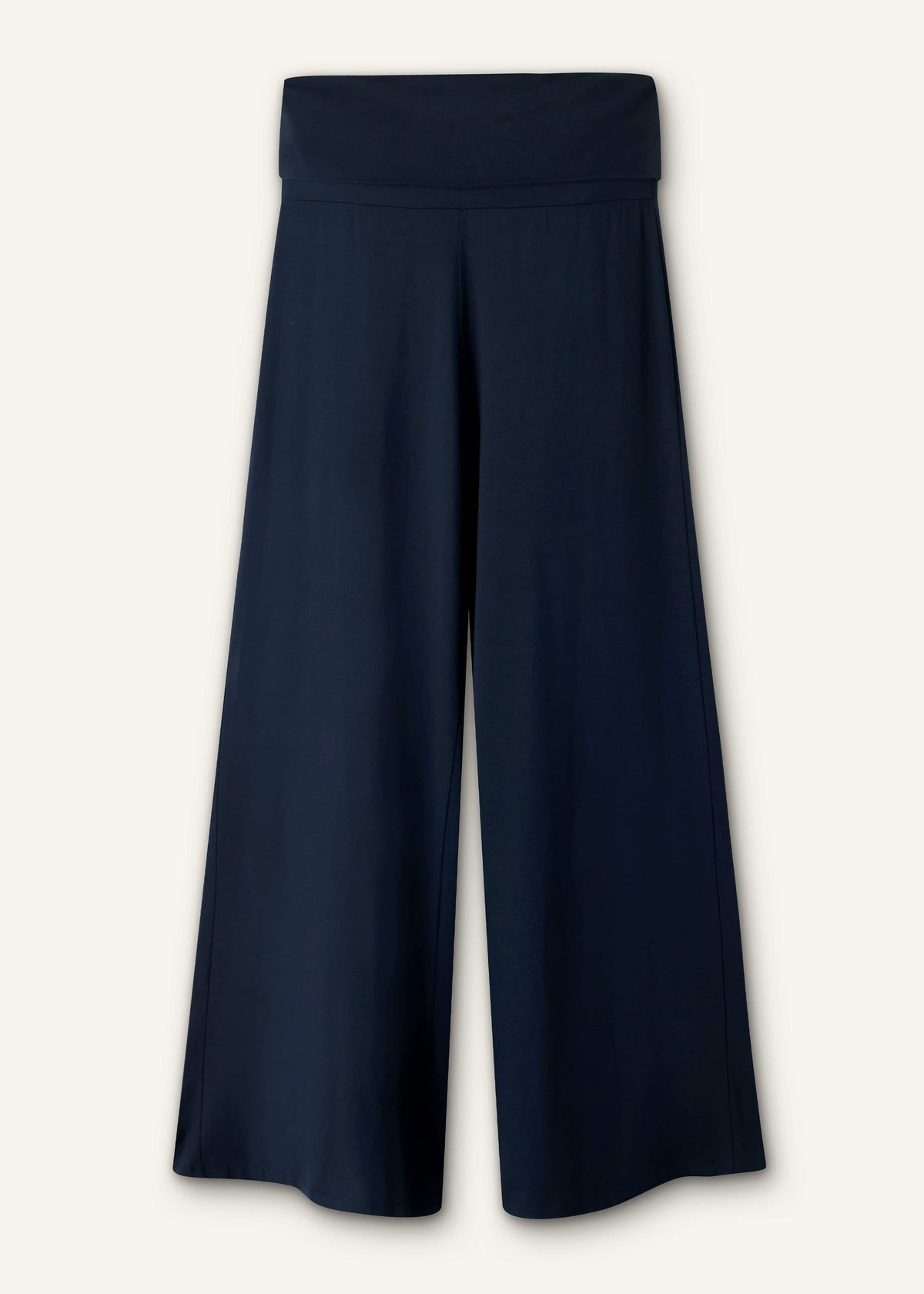 ME+EM Crop Palazzo Pant - Dark Navy Travel Pants |Vacation Shop