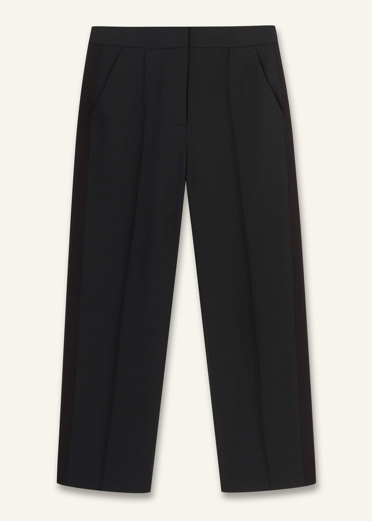 ME+EM Black Slim Crop Tux Pant | Pants