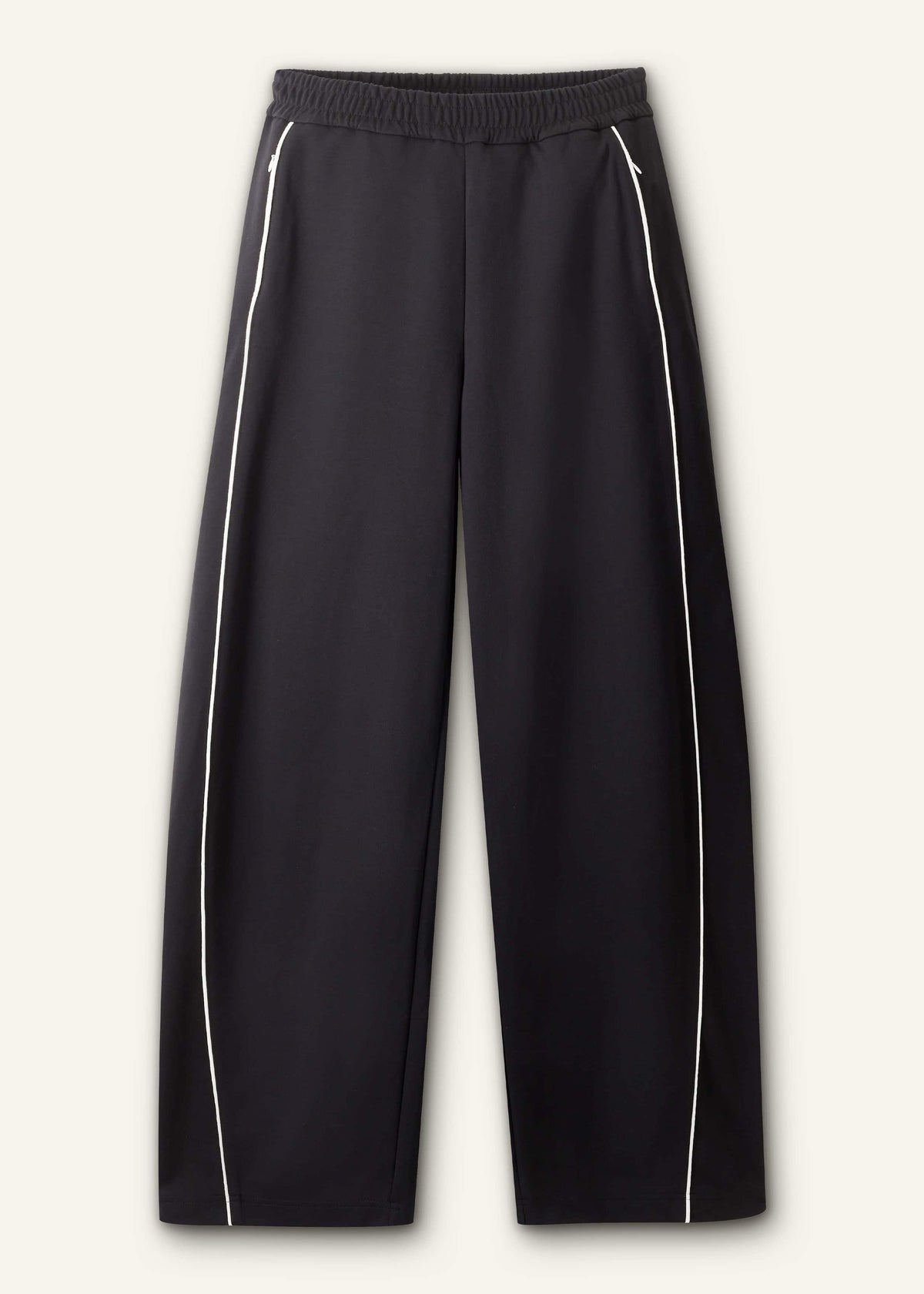 ME+EM Black Wide Barrel Track Pant
