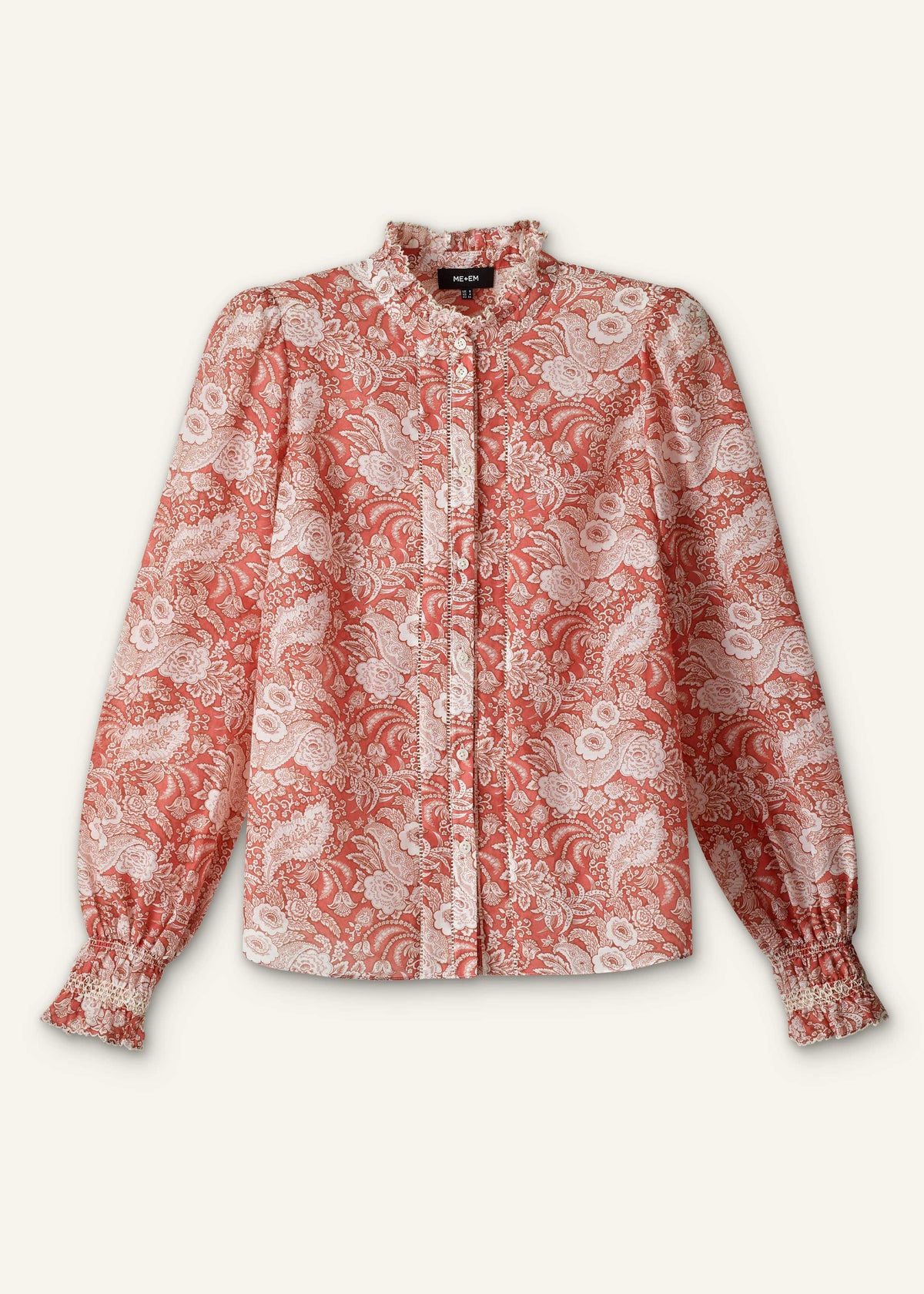 ME+EM Pink Relaxed Blouse