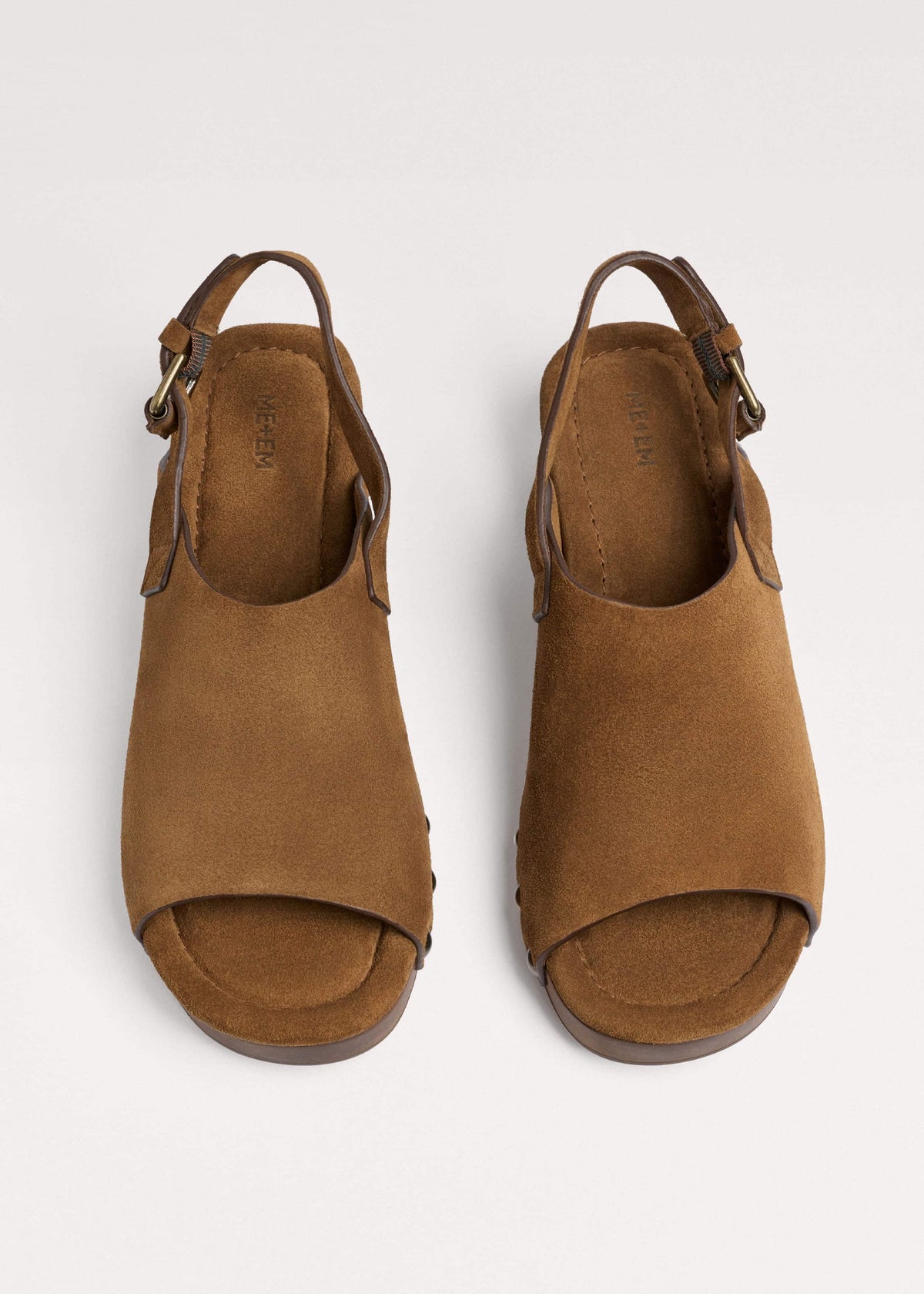 ME+EM Brown Slingback Clog