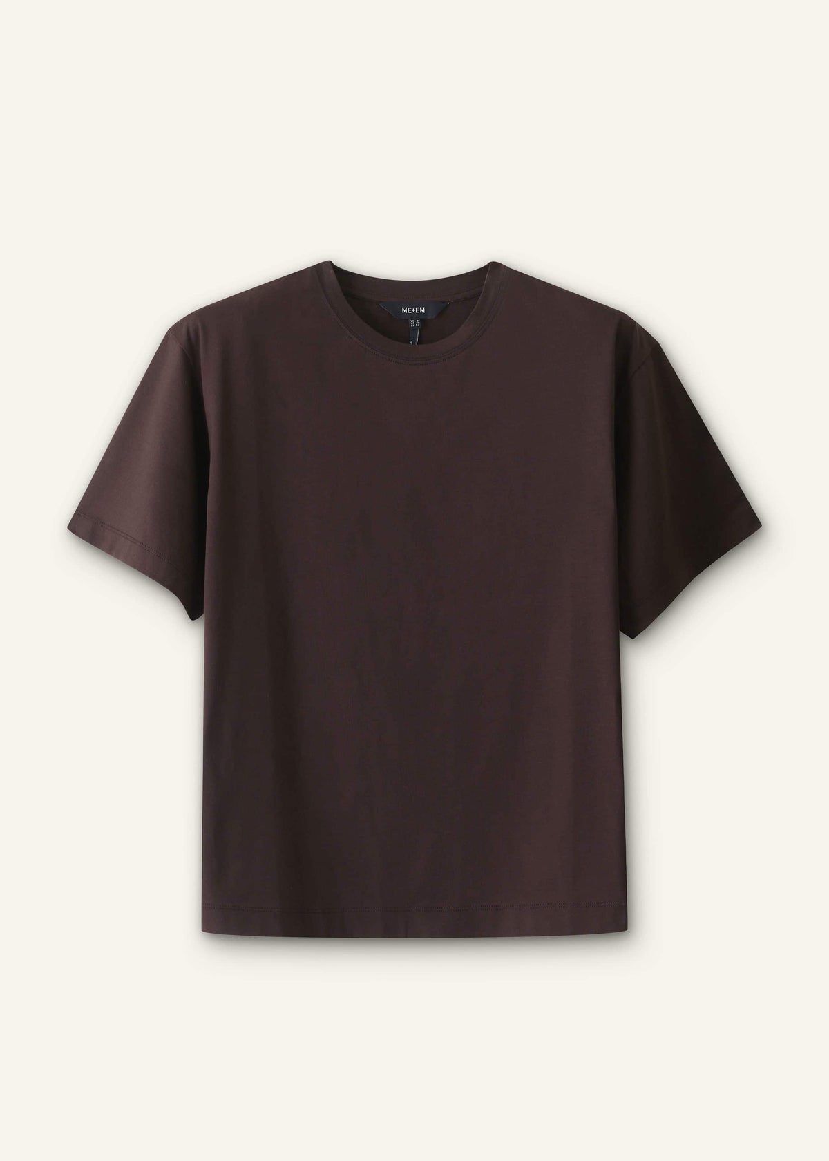 ME+EM Brown Oversized Tee