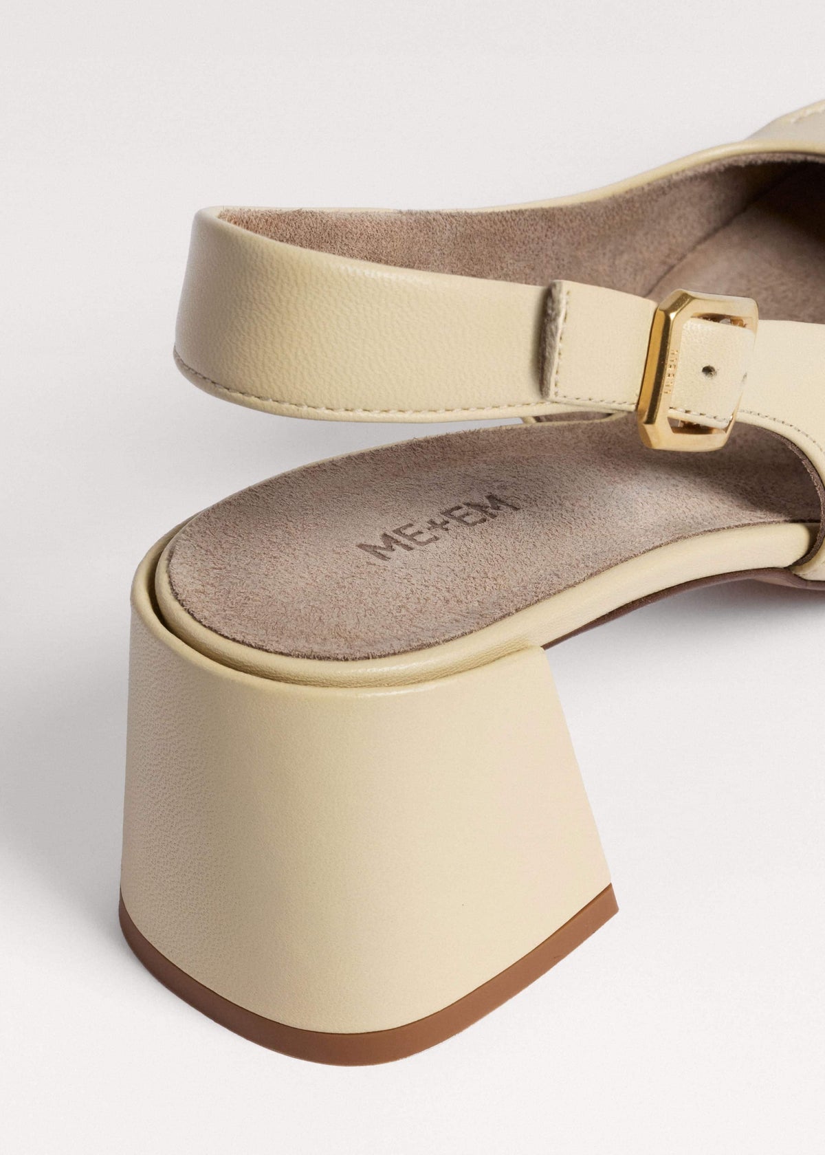 ME+EM Cream Occasion Slingback Heel