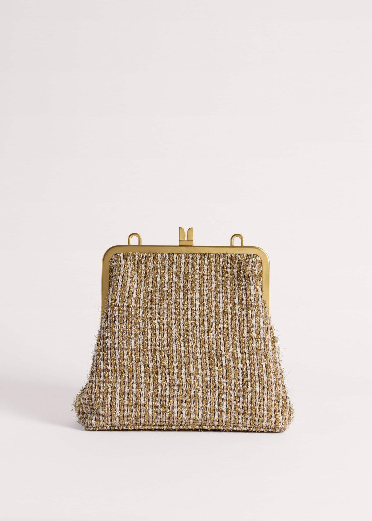 ME+EM Gold Tweed AM-PM Crossbody Bag