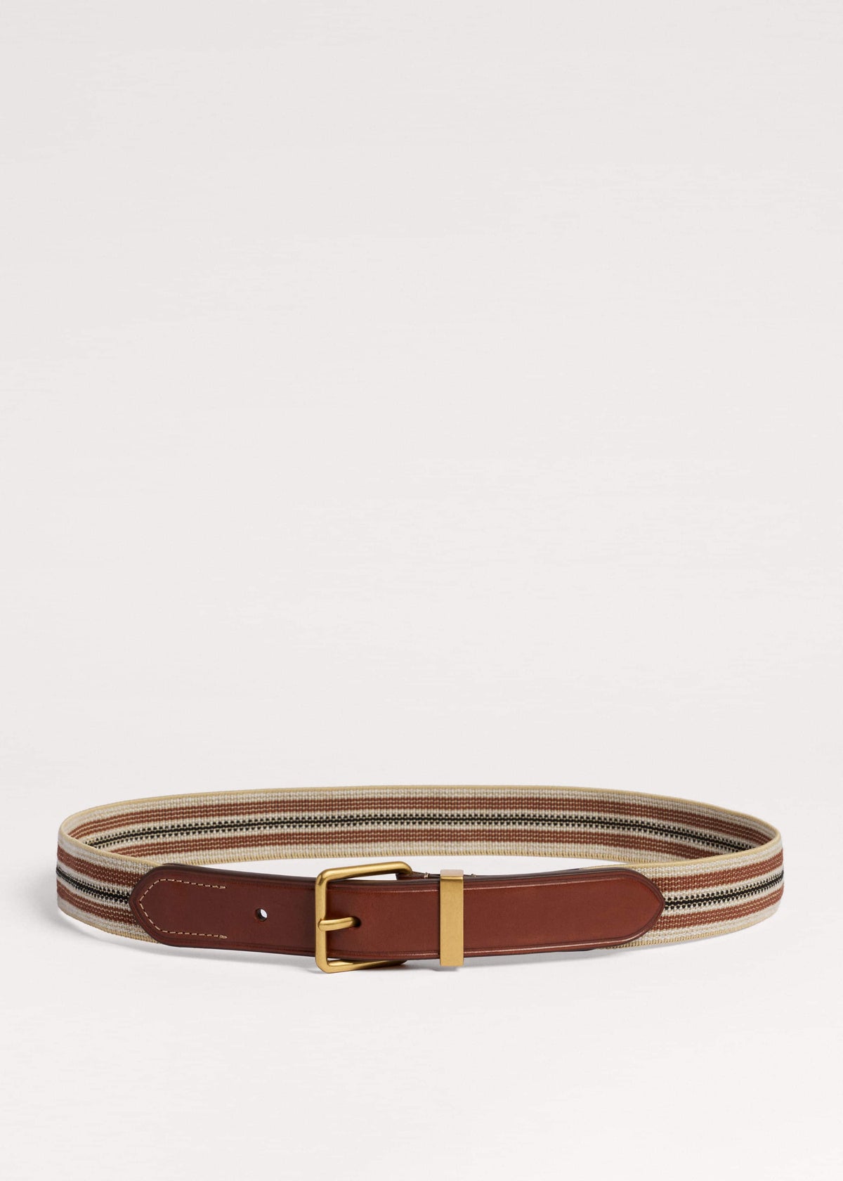 ME+EM Brown Elastic Stretch Belt