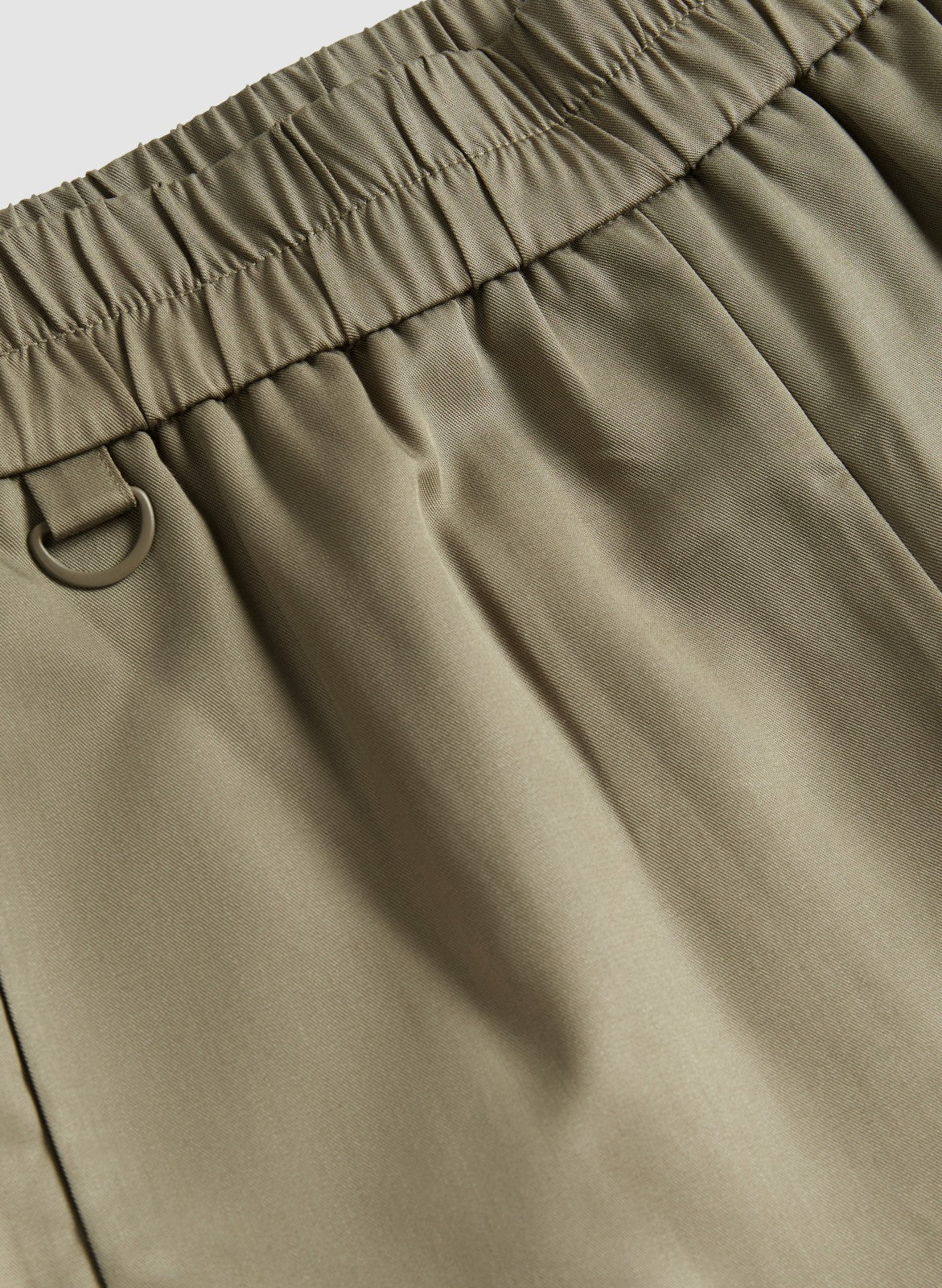 Women Tencel Pull-On Culotte Pants Olive Green | Melanie Lyne