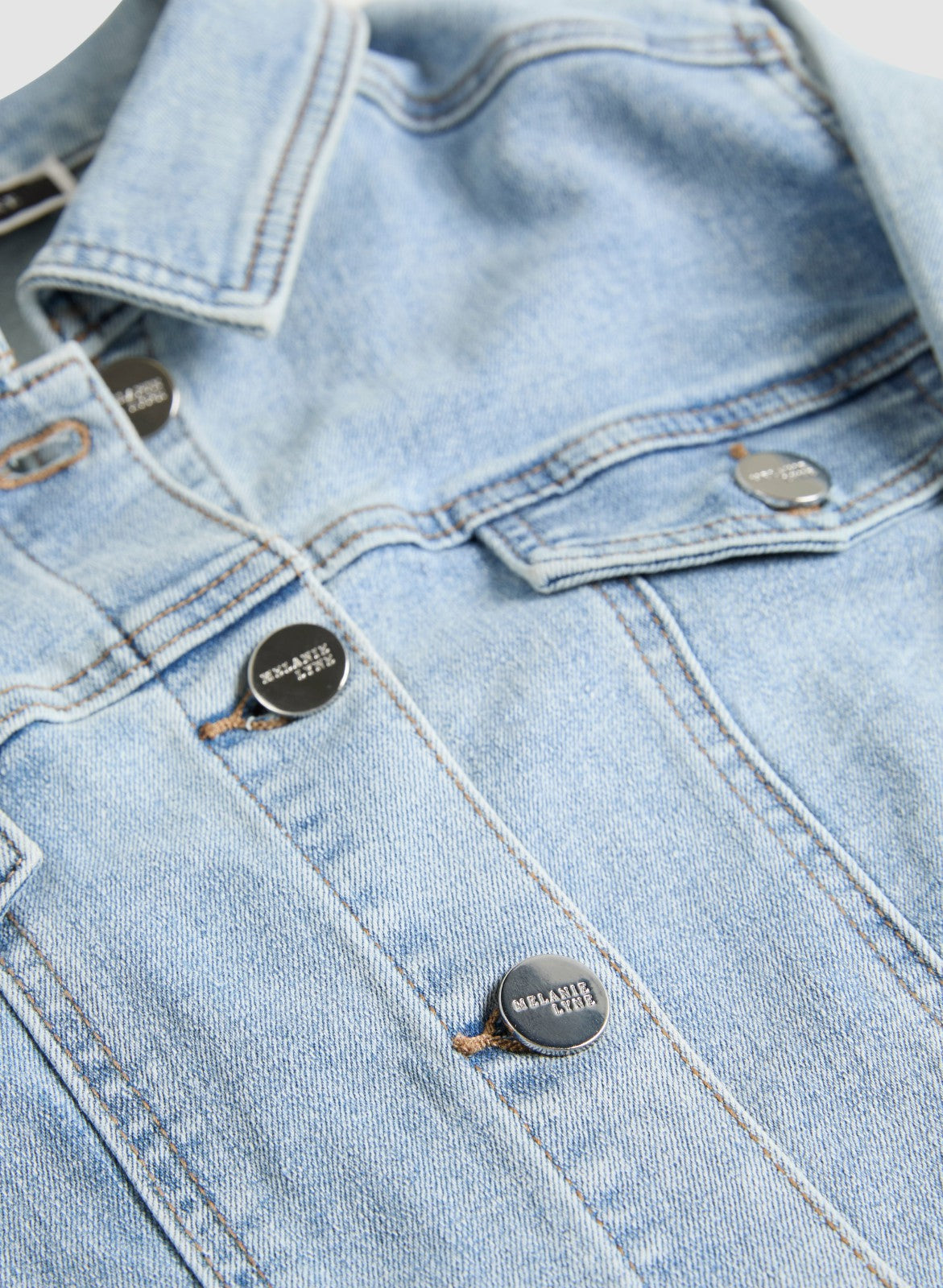 Women Essential Cropped Jean Jacket Clear Blue | Melanie Lyne