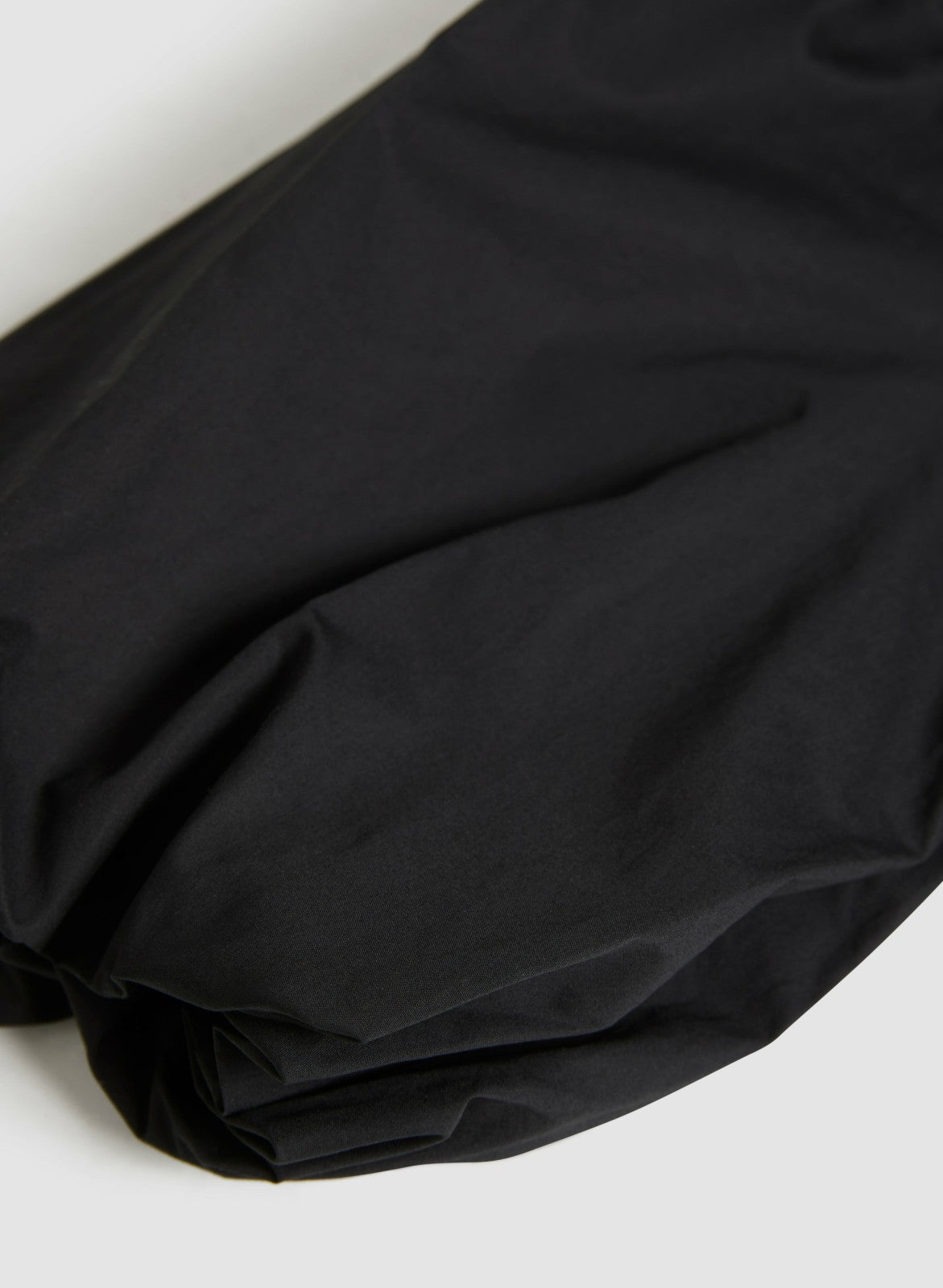 Women Short Puff Sleeve Top Black | Melanie Lyne