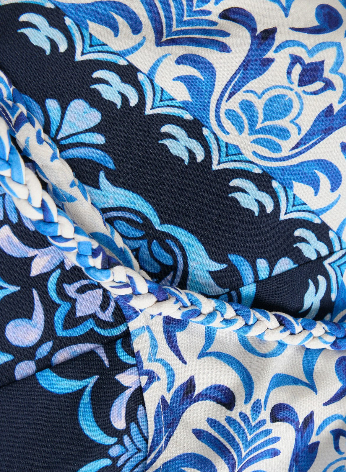 Women Mixed Print Maxi Dress Blue Pattern | Melanie Lyne