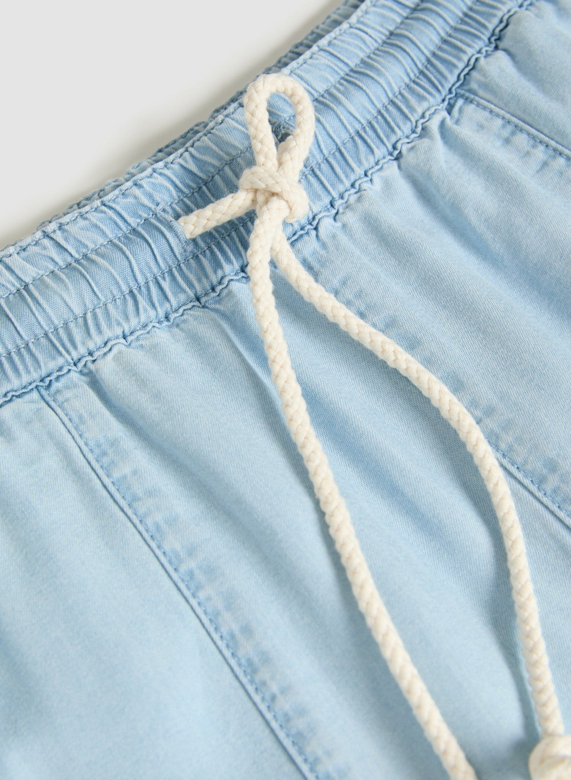 Women Pull-On Wide Leg Pants Clear Blue | Melanie Lyne