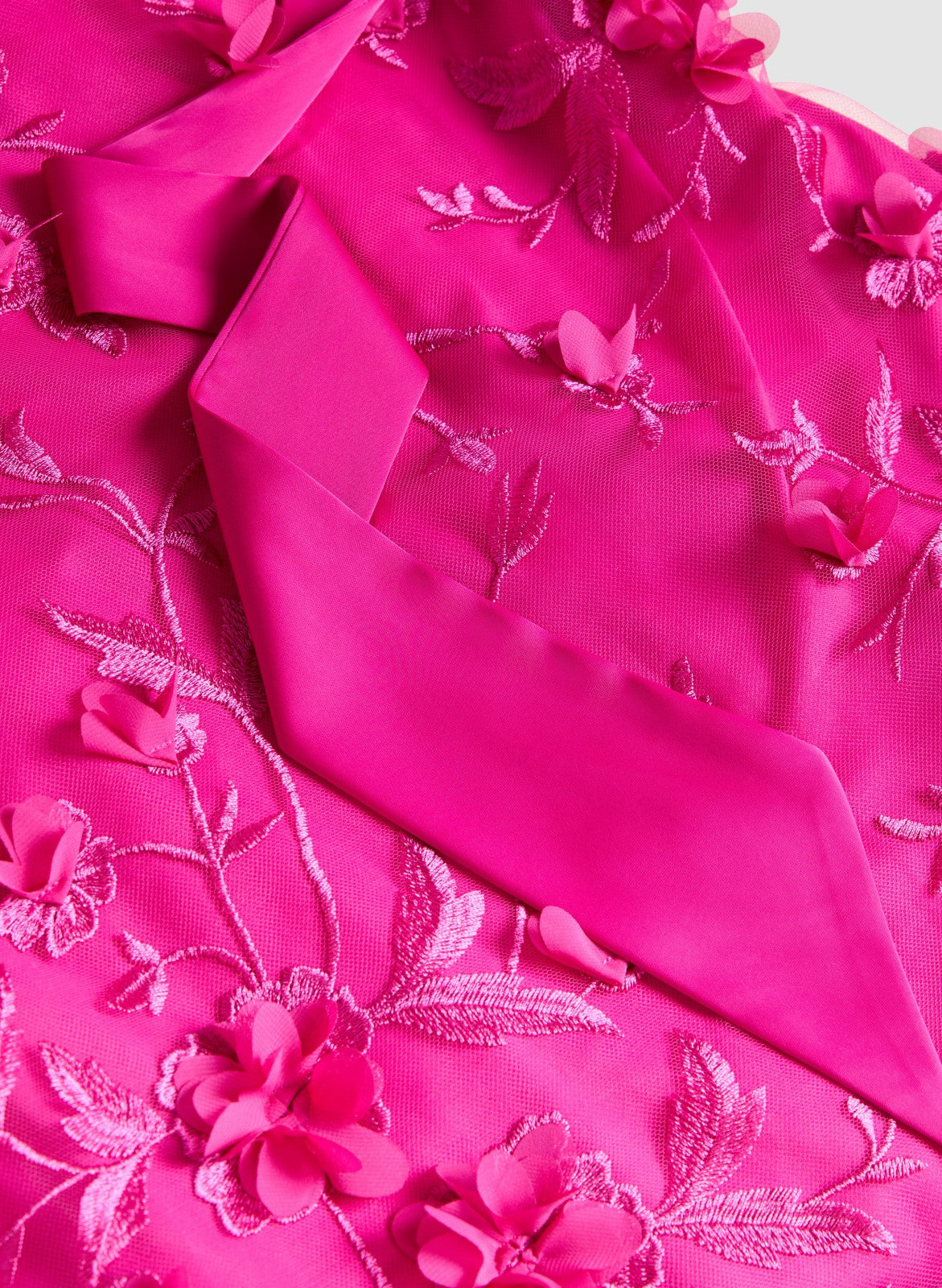 Women Adrianna Papell - Sleeveless Rosette Dress Pink Pearl | Melanie Lyne