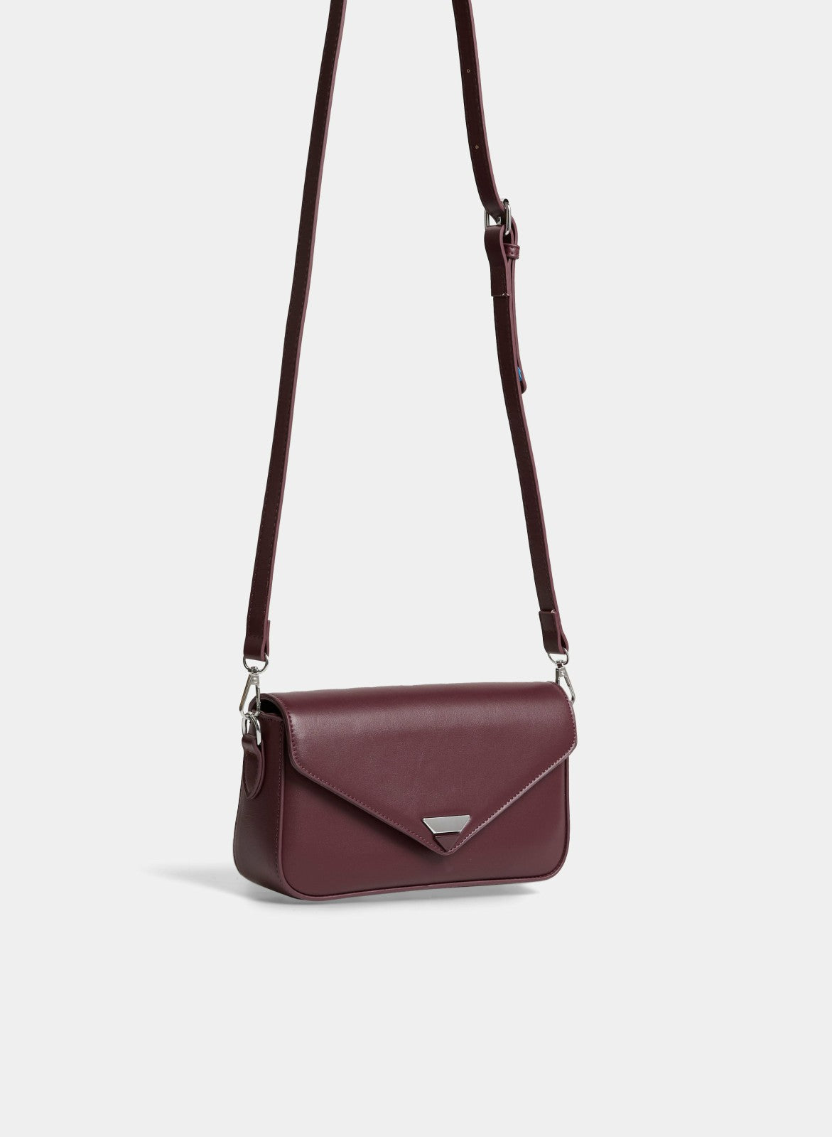 Women Rectangular Envelope Handbag Maroon | Melanie Lyne