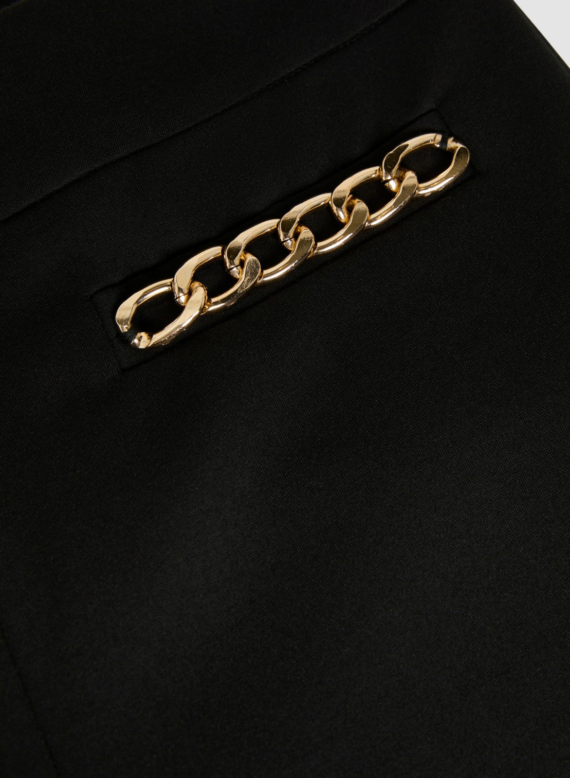 Women Chain Trim Bootcut Pants Black | Melanie Lyne