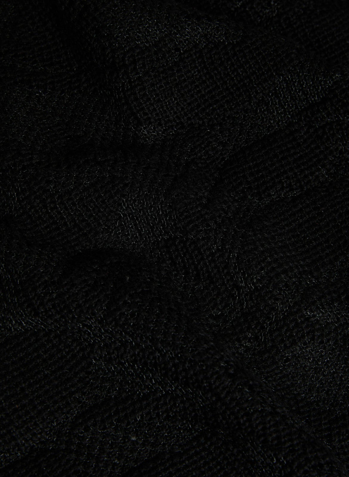 Women Open Rose Stitch Sweater Black | Melanie Lyne