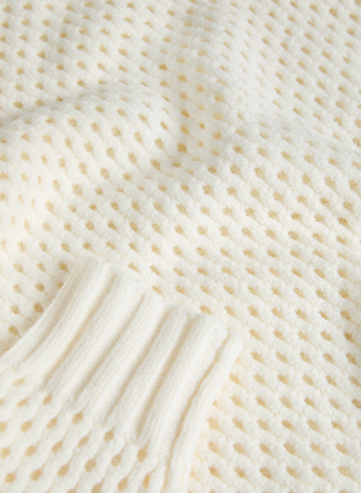 Women Open Knit Sweater Panna | Melanie Lyne