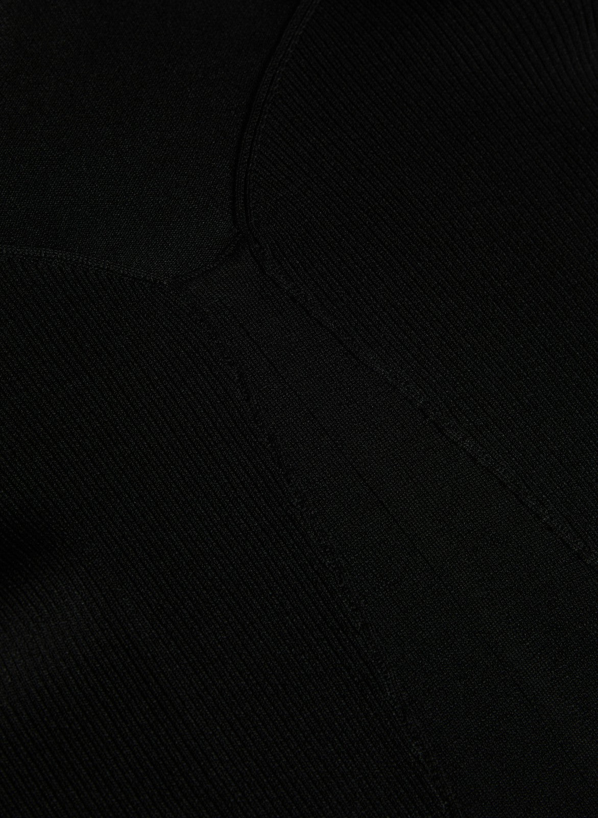 Women Sheer Yoke Pullover Sweater Black | Melanie Lyne