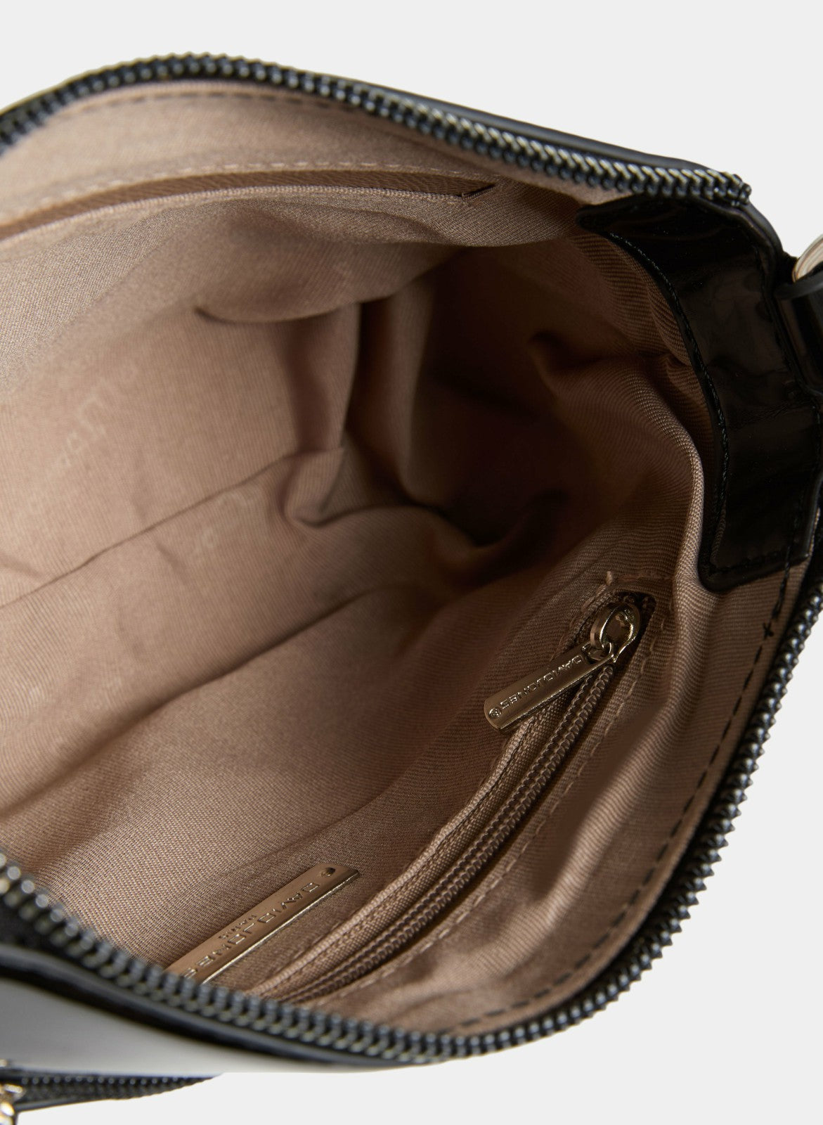 Women Patent Crossbody Bag Black | Melanie Lyne