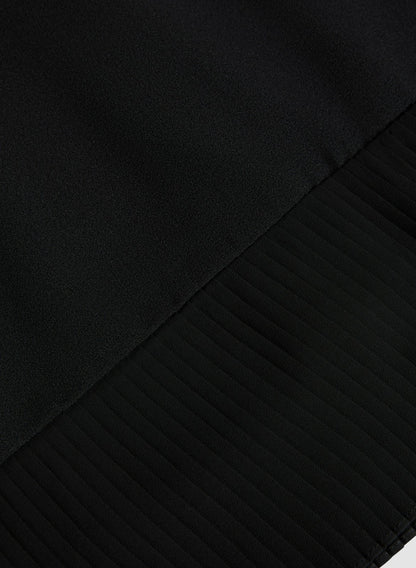 Women Sleeveless Crepe Dress Black | Melanie Lyne
