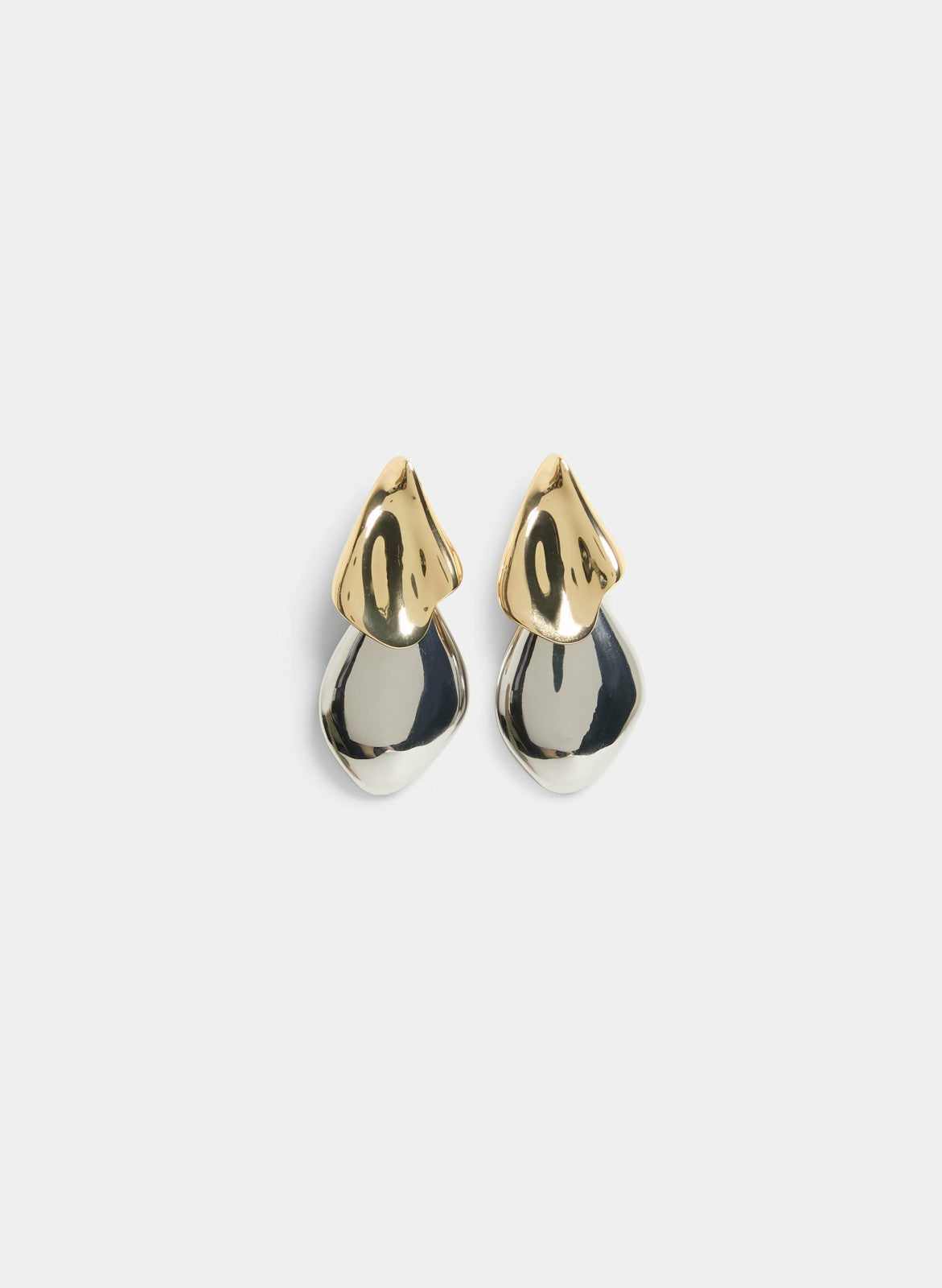 Women Tiered Drop Earrings Yellow Pattern | Melanie Lyne