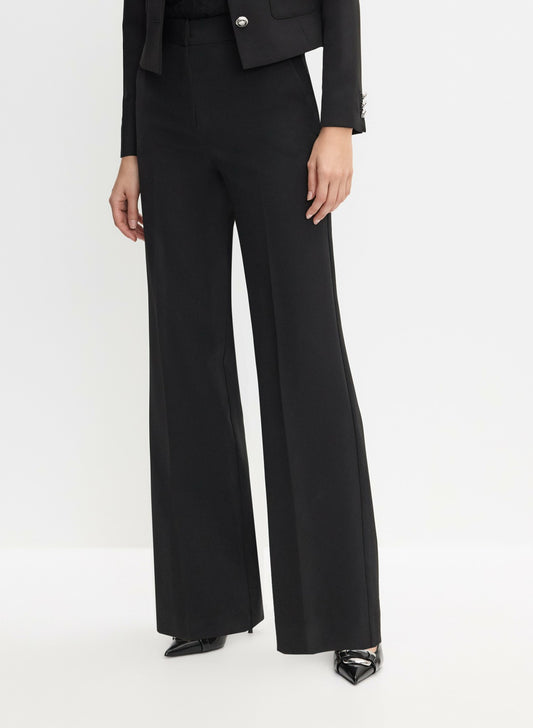 Women Soho Wide Leg Pants Black | Melanie Lyne