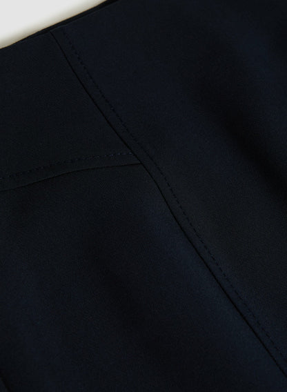 Women Bi-Stretch Pencil Skirt Dark Navy | Melanie Lyne