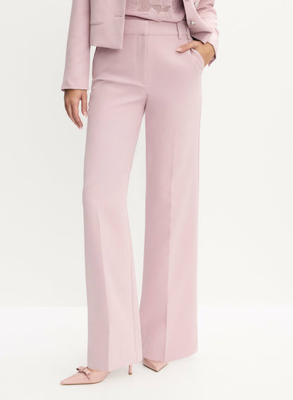 Women Soho Wide Leg Pants French Rose | Melanie Lyne