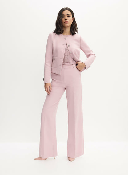 Women Soho Wide Leg Pants French Rose | Melanie Lyne