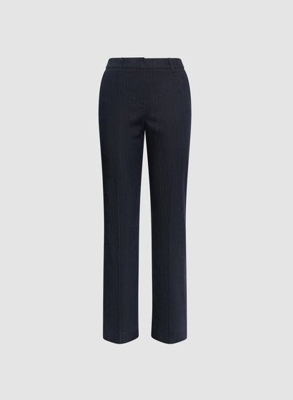 Women Flare-Leg Denim Pants Rinse Tint | Melanie Lyne