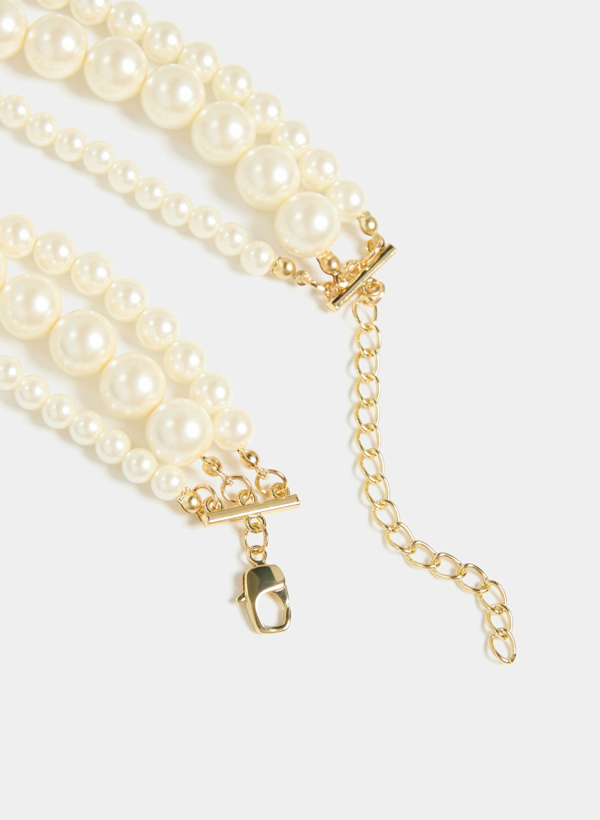 Women Tiered Pearl Necklace Pearl | Melanie Lyne