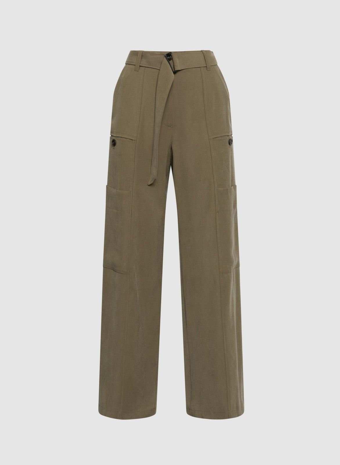 Women Twill Utility Pants Capers | Melanie Lyne