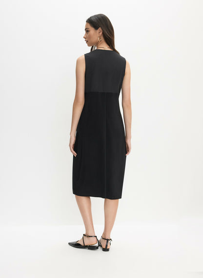 Women Joseph Ribkoff - Pocket Knit Dress Black | Melanie Lyne