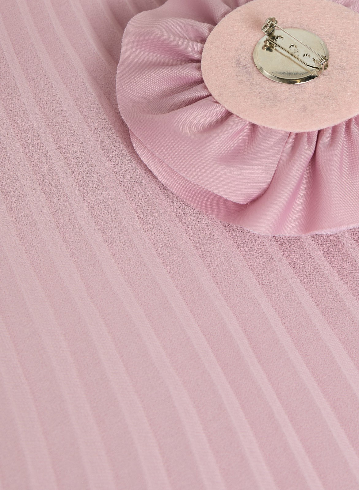 Women Plissé Rosette Dress French Rose | Melanie Lyne