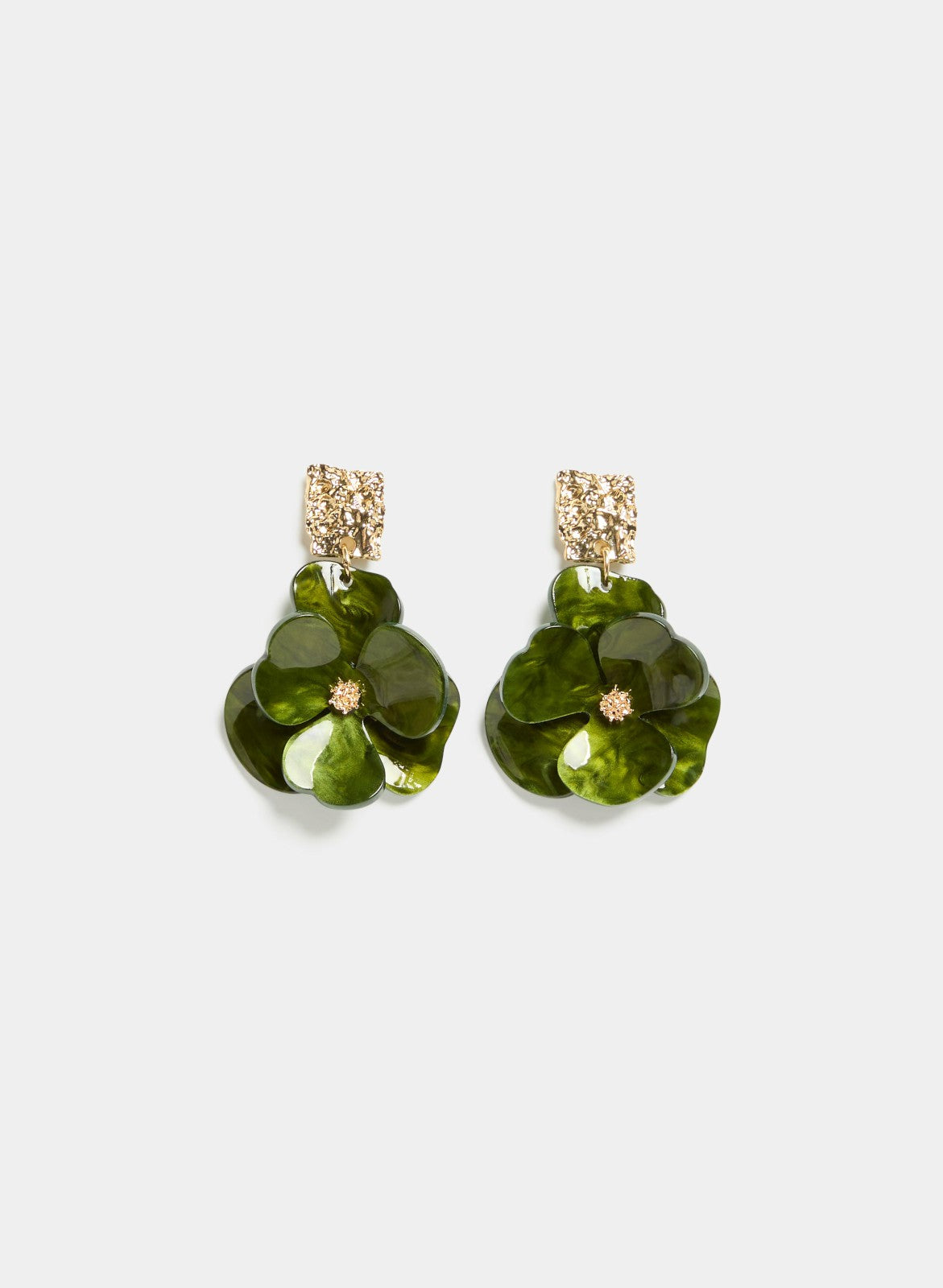 Women Floral Drop Earrings Cactus | Melanie Lyne