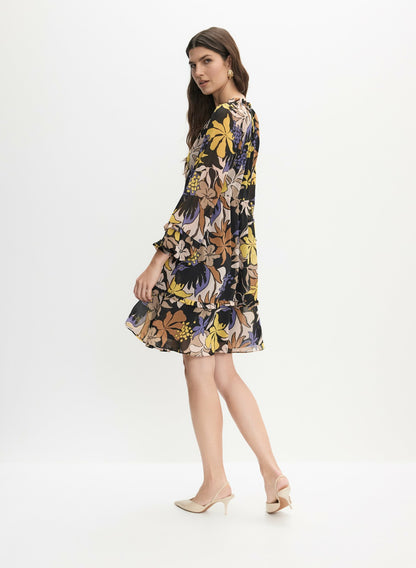 Women Tropical Chiffon Dress Multicolour | Melanie Lyne