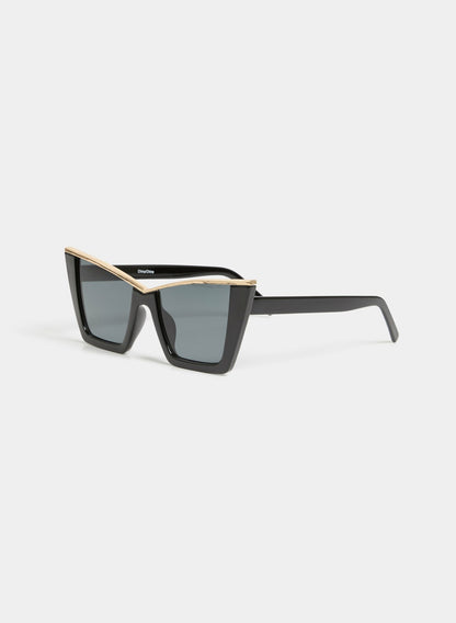 Women Cat-Eye Shape Sunglasses Black | Melanie Lyne