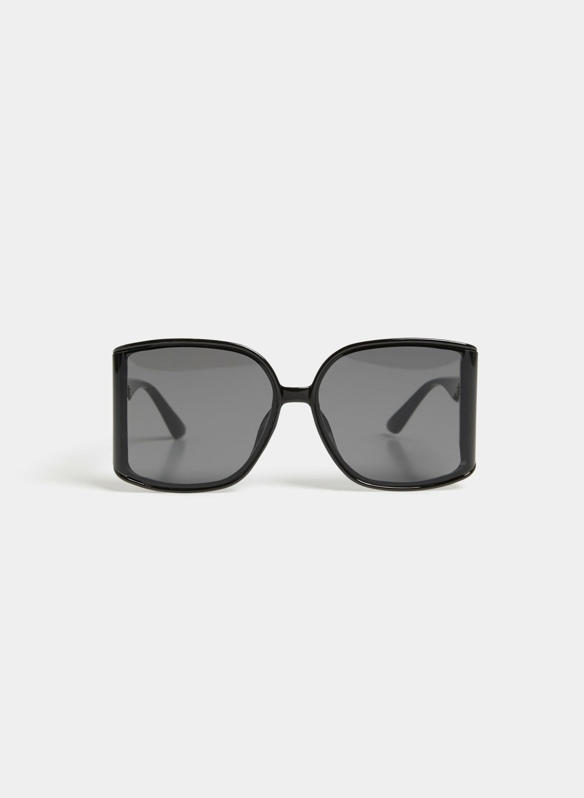 Women Oversized Square Sunglasses Black | Melanie Lyne