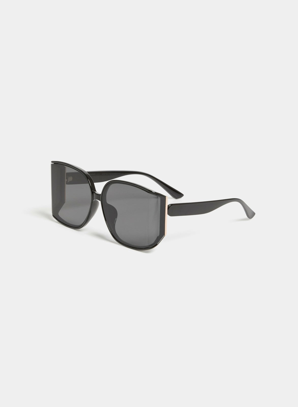 Women Oversized Square Sunglasses Black | Melanie Lyne