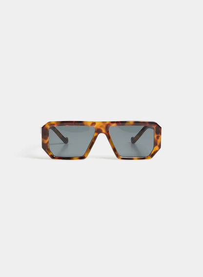 Women Square Plastic Sunglasses Taupe | Melanie Lyne