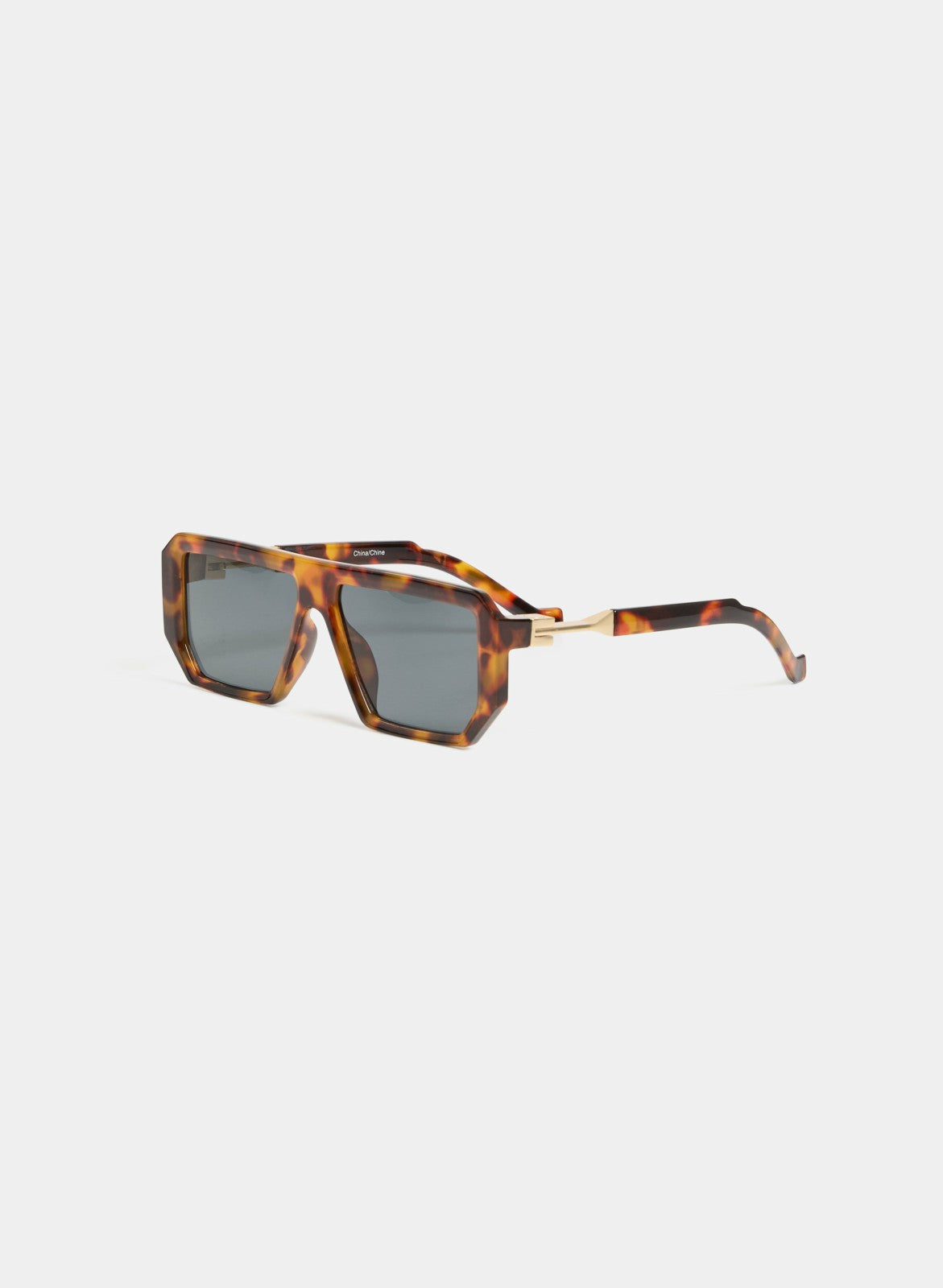 Women Square Plastic Sunglasses Taupe | Melanie Lyne