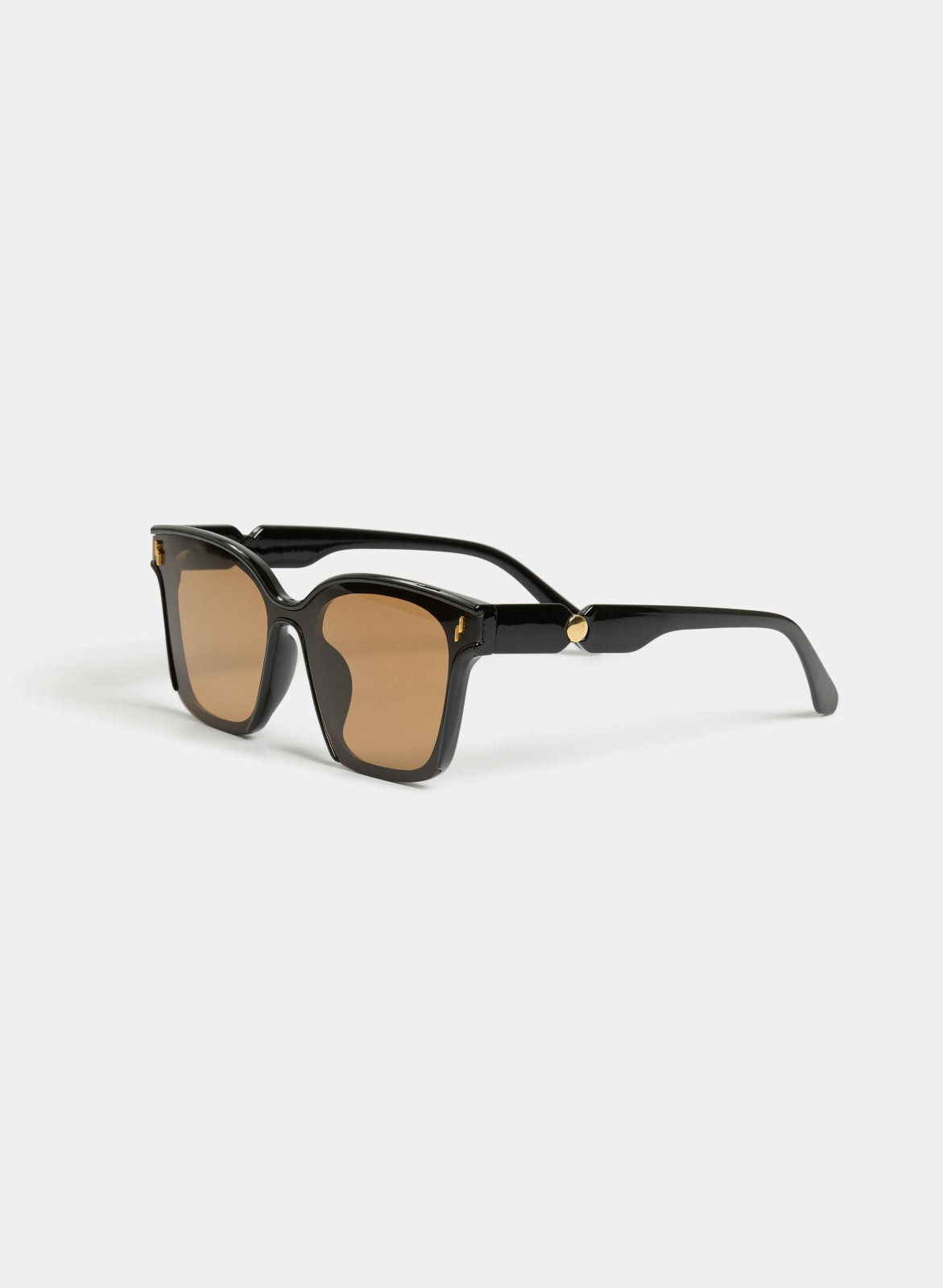 Women Square Plastic Sunglasses Black | Melanie Lyne