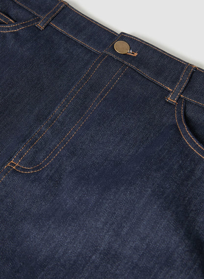 Women Denim Pencil Skirt Rinse Tint | Melanie Lyne