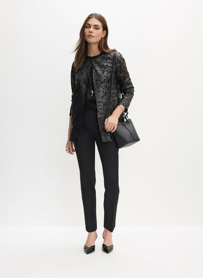 Women Juliette Slim-Leg Pants Black | Melanie Lyne