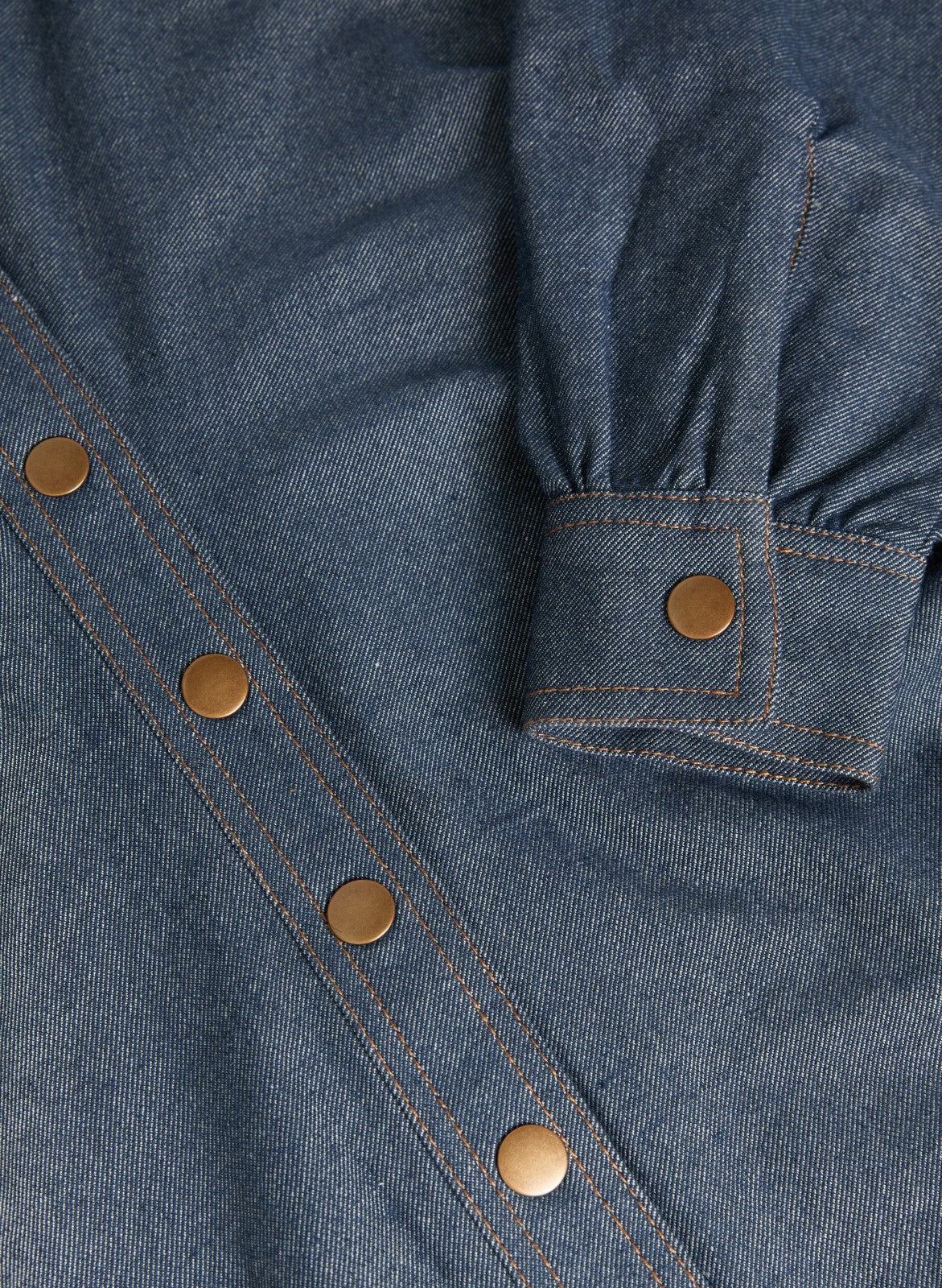 Women Chambray Midi Dress Rinse Tint | Melanie Lyne