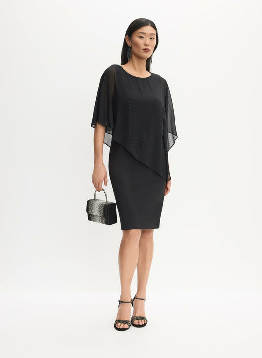 Women Embellished Overlay Dress Black | Melanie Lyne