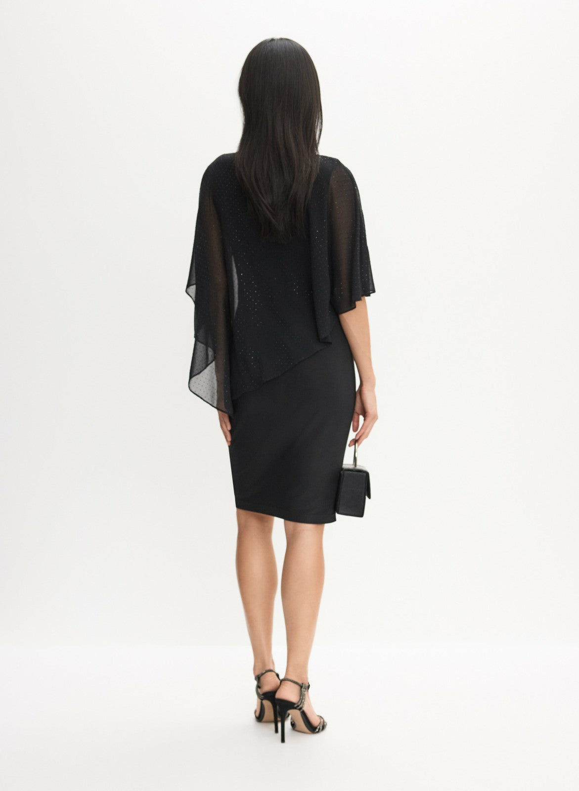 Women Embellished Overlay Dress Black | Melanie Lyne